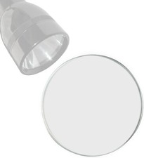 Glass Lens for Maglite C or D Cell Flashlights 52 2 mm, Tempered Glass D Lens