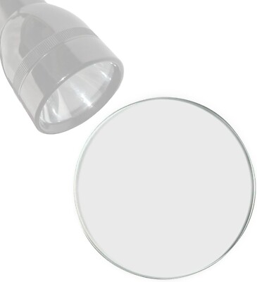 HQRP Glaslinse Für Maglite C Oder D Batterie Taschenlampen 52×2 mm Klarglas