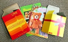 Lot of 2 Vintage Steiff Catalogs and 2 Boxes, Original 1980s
