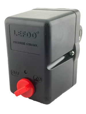 ALL TOOL DEPOT HEAVY DUTY PRESSURE SWITCH 140-175 PSI FOR AIR COMPRESSOR 4 PORT 26AMP S UNLOAD