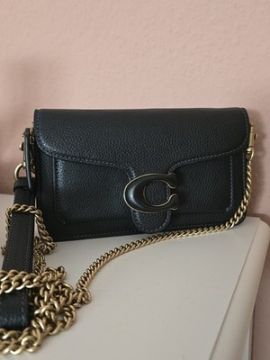 Coach Tabby Clutch Handttasche Polished Pebble Wristled