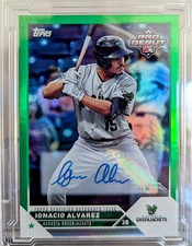 2023 Ignacio Alvarez Topps Pro Debut Green Shimmer AUTO  /99 ⚾🔥📈