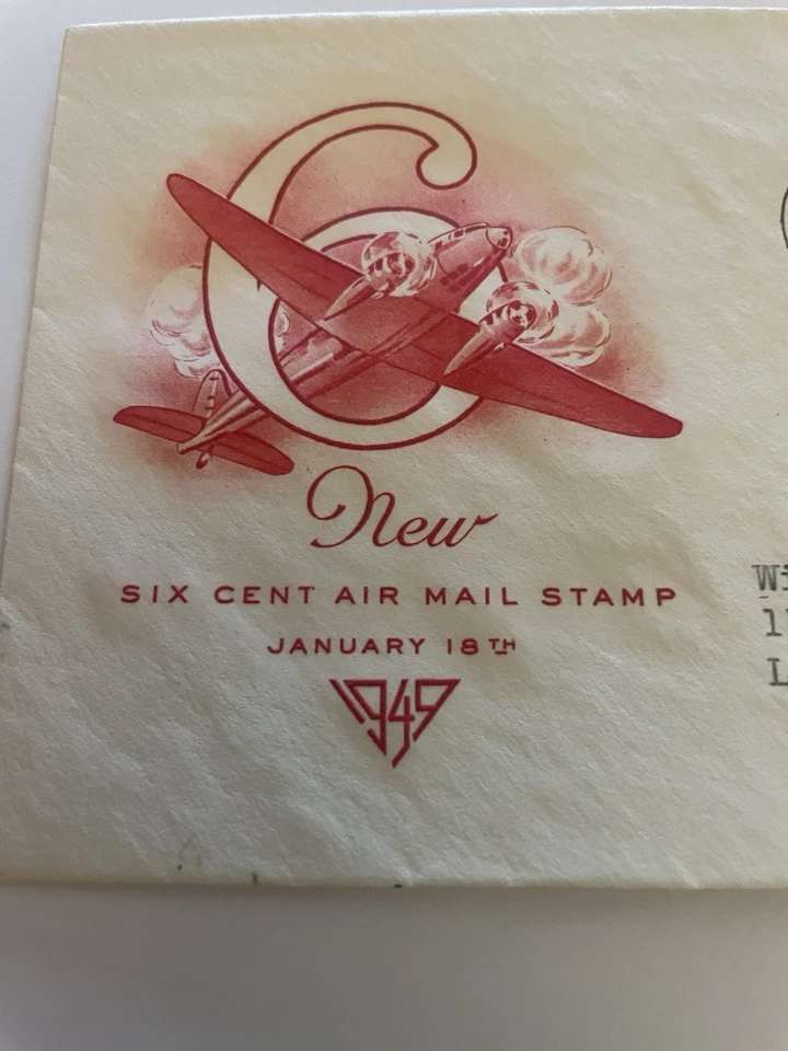 New old items New 6 cent Airmail Stamp and 6-cent Coil Stamp 1st day Issues - Image 4 of 4