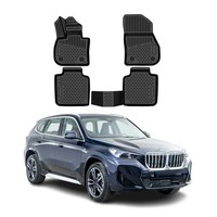 Omac Gummimatten FußMatten FüR Bmw X1 U11 2022-2026 Tpe Automatten Schwarz 4Tlg