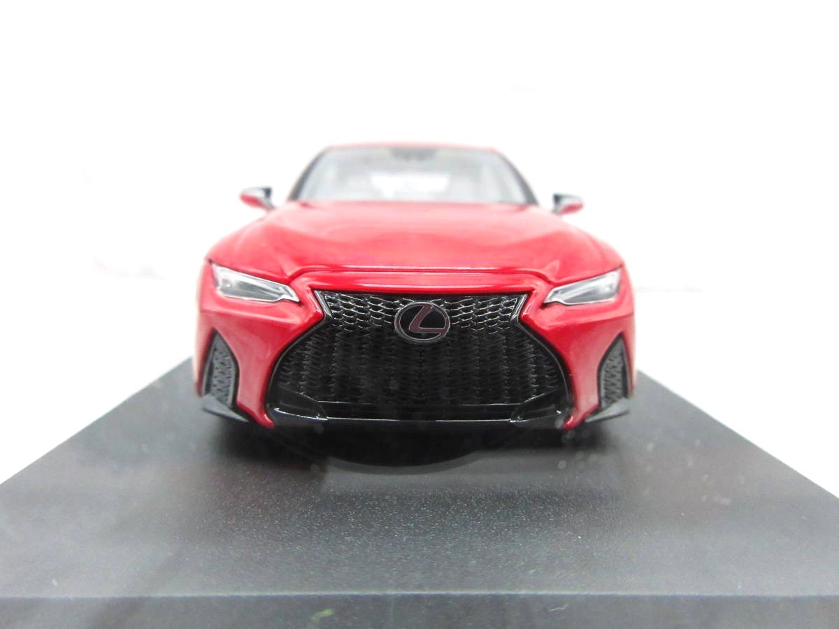 1/43 Lexus IS350 F SPORT Red Dealer Kyosho Model Car Diecast Japan