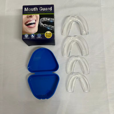 Hot Sale 4Pcs/Box Mouth Guards for Clenching Teeth Moldable Dental Teeth Night G