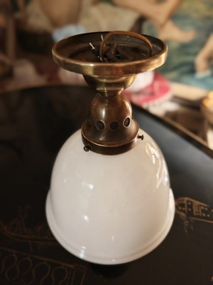 Art Déco(Bauhaus)Lampe Opalglas