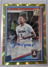 Panini Donruss WNBA Rated Rookie Te-Hina Paopao [Yellow Laser] #91 Auto /15