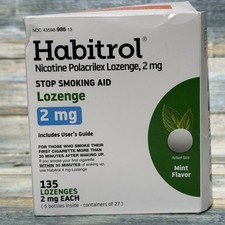 Habitrol 2mg Nicotine Lozenges Mint Flavor 135 Count EXP 10/2026