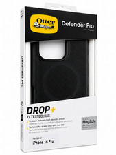 OtterBox Defender Series Pro MagSafe Case for Apple iPhone 16 Pro Black Case NEW