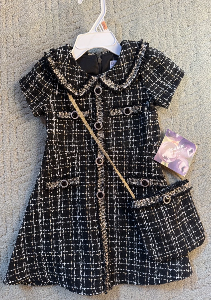 Tweed Christmas Dresses for Girls for sale | eBay