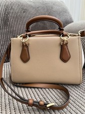 Michael Kors Marilyn Small Leather Crossbody Bag Camel Excellent Condition