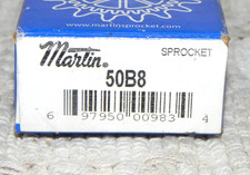 Martin 50B8 Sprocket 50 5/8" pitch roller chain 5/8 inch Bore 8 Teeth