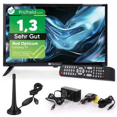 Wohnmobil Camping Fernseher LED TV 19 Zoll LCD DVB S S2 T2 C USB 12 V 230 Volt