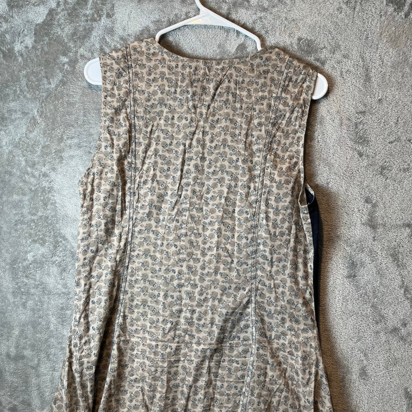 Animale Patchwork Boho Dress Ruffle Cottagecore P… - image 2