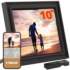 Pix-Star LUX 10.4'' Wi-Fi Digital Picture Frame – Unlimited 10.4 inch, Black