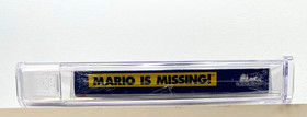Mario is Missing! Nintendo NES Brand New 1993 Factory Sealed PSA Graded 9.4 A