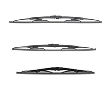 Bosch Front & Rear Windshield Wiper Blade Set Kit For Honda Mitsubishi Plymouth