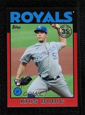2021 Topps 1986 Baseball 35th Anniversary Series 2 Red 10/10 Kris Bubic 7mb