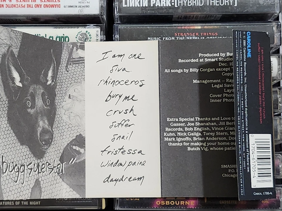 Smashing Pumpkins Gish J-Card Insert Artwork Cover Only - Image 3 of 4