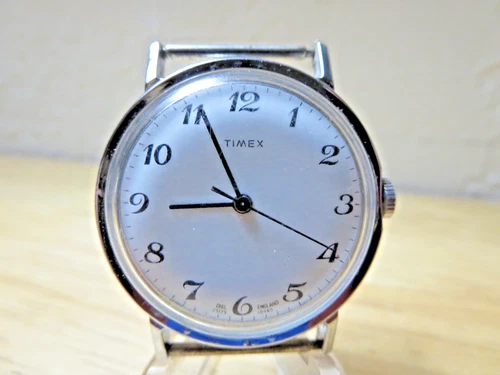 Vintage Timex Mercury Watch Dial England Hand Wind Working Keeping Time No Band