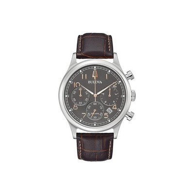 Bulova Herren Armbanduhr 96B356 Herrenuhr Kristallglas Quarzuhr 43mm B-Ware