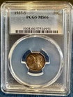 1937-s Mercury Dime . PCGS MS66  Toned high Grade Silver Dime.