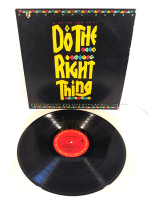 Do The Right Thing Original Score Vinyl LP 1989 Columbia 45406 Branford Mar. VG+