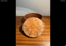 Setaccio Infarinatore Vintage in Legno - Decorato aMano