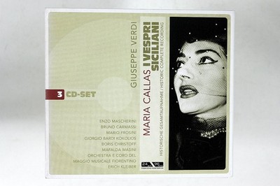 Maria Callas Verdi   I Vespri Siciliani 2007 Opera 3 CD set Historic Membran