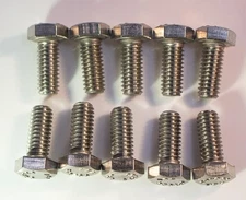 5/16-24 x 7/8 Stainless Hex Head Bolts Grade 5 | Qty 20 | Fine Thread
