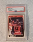 1988 Fleer Michael Jordan Basketball Card #17 PSA 7