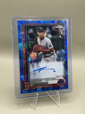 2025 Topps Chrome Update Sapphire Kristian Campbell Auto RC #/199 Red Sox