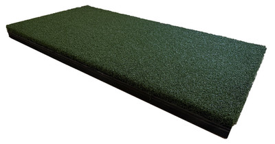 XL Beaver Tail (36 x 18in) Golf Simulator Hitting Strip Mat - Protects Joints