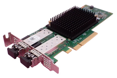 NEU Dell Emulex LPe35002 Dual Port 32Gb FC SFP+ Host Bus Adapter HBA LP HH 5KW3M