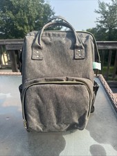 AFBP Sydney Breast Pump Backpack Diaper Bag Cooler Grey Unisex Unused W/O Tags