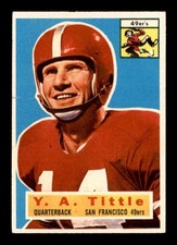 1956 Topps #86 Y.A. Tittle FAIR X3710379