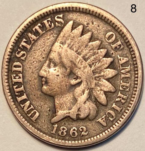 Centavo cabeza india 1862 - Imagen 1 de 2