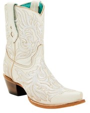 Corral Women's Embroidered Western Ankle Boot - Snip Toe - Z5344