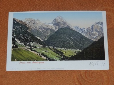 Postcard - Tarvisio - greeting from the Predilpass - today Slovenia - 1903 - unused