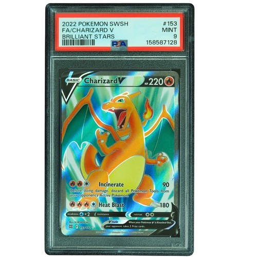 Charizard V graded PSA 9 for sale on eBay