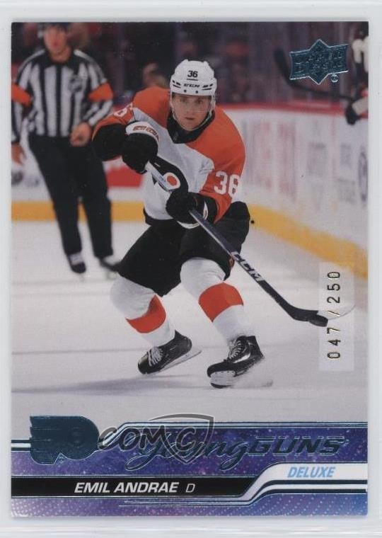 2023 Upper Deck Series 2 Young Guns Deluxe /250 Emil Andrae #466 Rookie RC 0s36