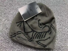 NWT Arc'teryx Bird Head Toque Beanie Dark Grey Orca Merino Wool Winter Hat