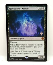 Harvester of Misery Secrets of Strixhaven Extended Art Foil PRE RELEASE #0074 NM