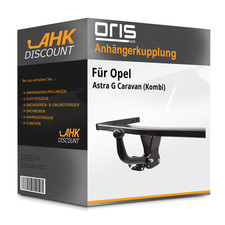 Für Opel Astra G Caravan (Kombi) 03.1998-07.2004 ORIS Anhängerkupplung starr NEU