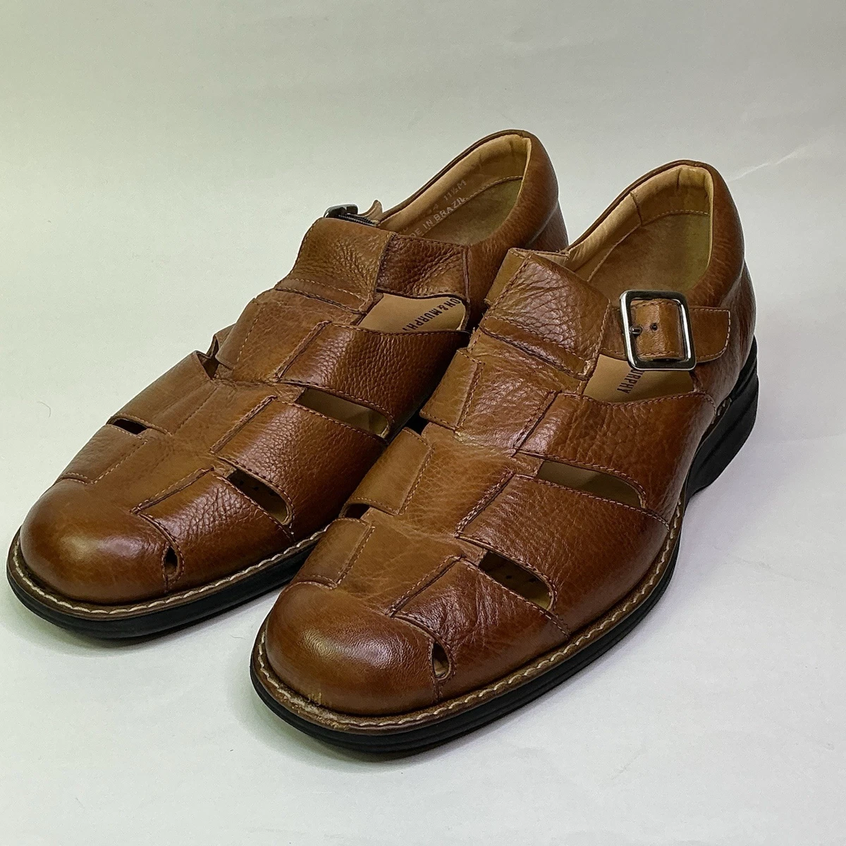 Johnston & Murphy Fisherman Leather Upper Sandals for Men  display picture 1