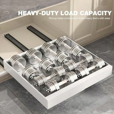 Expandable Pull  Out Cabinet Slide Shelf, Kitchen Under  Sink Pantry Organizer