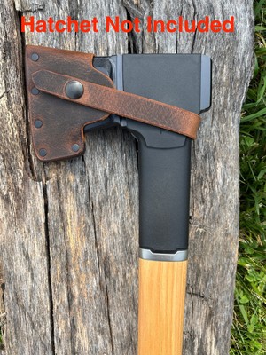 Fiskars Norden N12 Hatchet Buffalo Leather Sheath Mask (Axe NOT Included)
