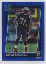 2021 Panini Donruss Optic Rated Rookie Blue Hyper Prizm Ronnie Perkins #283 07rd