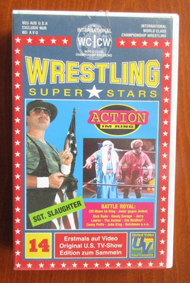VHS Cassette - WRESTLING  Nr. 14  Super Stars Battle Royal (20 Mann im Ring ....